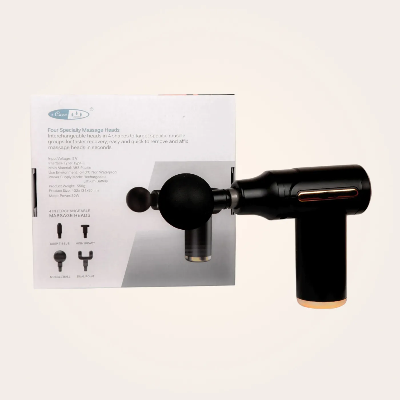 iCare Mini Percussion Muscle Massager - 图片 3